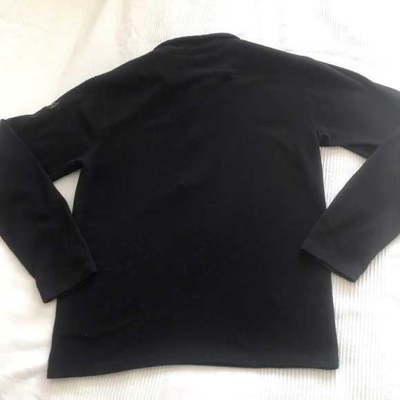 Eddie Bauer Black Polartec 1/2 Zip Fleece Size Small - Picture 6 of 9
